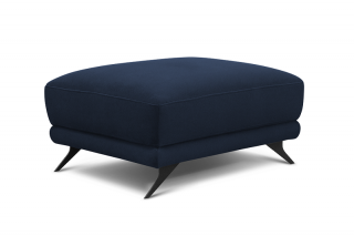 Taburet MEGIS DARK BLUE (Dizajnový taburet v tmavomodrej farbe.)