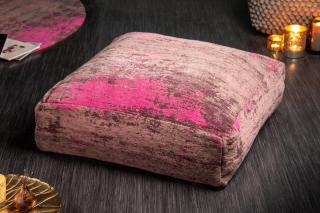Taburet MORFEUS PINK (Dizajnový taburet ružový-béžový 70cm.)