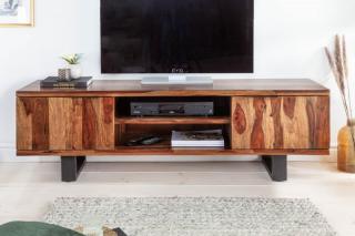 TV stolík FIREMAN II (Televízny stolík z masívneho dreva 160cm.)