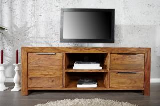 TV stolík LAOSE II (Televízny stolík z masívneho dreva 135cm.)