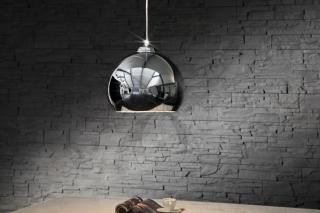 Závesná lampa CHROMAGON (Moderné stropné svietidlo strieborné.)