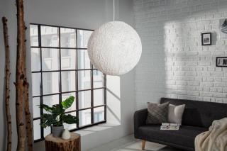 Závesná lampa COCOON WHITE SMALL (Dizajnová malá závesná lampa biela 35cm.)