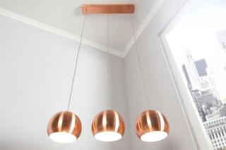 Závesná lampa DUNCAN TRIPLE (Dizajnová závesná troj lampa.)