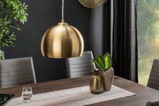 Závesná lampa GOLDEN ALONE (Dizajnové závesné svietidlo zlaté.)