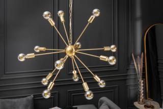 Závesná lampa POLARSTAR GOLD (Závesné svietidlo v zlatom prevedení.)