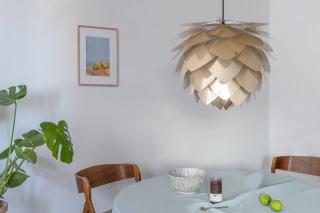 Závesná lampa SILVIA BRUSHED MAXI (Dizajnové svietidlo v brúsenej zlatej farbe 50cm.)