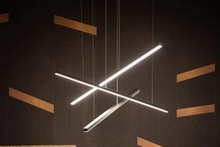 Závesná LED lampa TRIO BLACK (Dizajnová závesá LED lampa s čiernym odtieňom.)