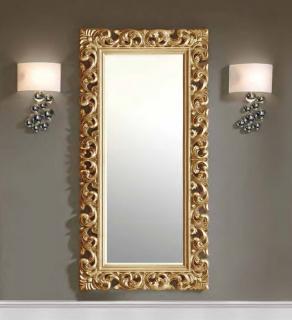 Zrkadlo BAROQUE LOUNGE GOLD (Dizajnové barokové zrkadlo vysoké zlaté 190x80cm.)