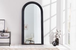 Zrkadlo KIKI BLACK (Dizajnové vysoké zrkadlo čierne 160cm.)