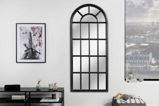 Zrkadlo WINDOW LOOK BLACK (Dizajnové zrkadlo ako okno 140x60cm.)