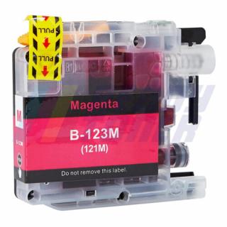 READYToner Atramentový cartridge Brother 123XM (LC123M) magenta (purpurový), kompatibilný
