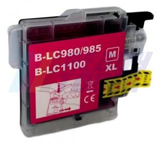 READYToner Atramentový cartridge Brother 980M/985M (LC980M / LC985M / LC1100M) magenta (purpurový), kompatibilný