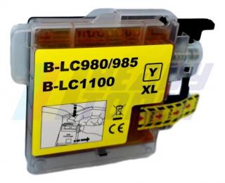 READYToner Atramentový cartridge Brother 980Y/985Y (LC980Y / LC985Y / LC1100Y) yellow (žltý), kompatibilný