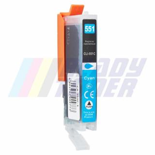 READYToner Atramentový cartridge Canon CLI551C (6509B001) cyan (modrý), kompatibilný