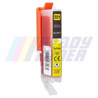 READYToner Atramentový cartridge Canon CLI551Y (6511B001) yellow (žltý), kompatibilný