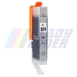 READYToner Atramentový cartridge Canon CLI571G / CLI571GYXL (0335C001) grey (sivý), kompatibilný