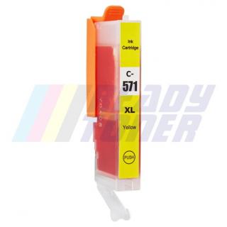 READYToner Atramentový cartridge Canon CLI571Y / CLI571YXL (0334C001) yellow (žltý), kompatibilný