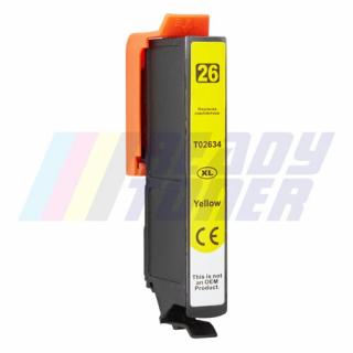 READYToner Atramentový cartridge Epson 2634 (C13T26344010 / T2634) yellow (žltý), kompatibilný