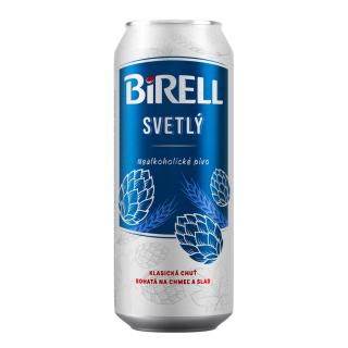 Birell nealko 0,5L plech (balenie 24ks)  + zálohové obaly (3,60€)