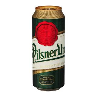 Pilsner Urquell svetlé 12° 4,4% 0,5L plech (balenie 24ks)  + zálohové obaly (3,60€)