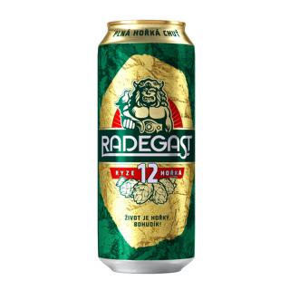 Radegast Ryze hořká 12 svetlé 12° 0,5L plech (balenie 24ks)  + zálohové obaly (3,60€)