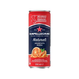 SanPellegrino Červený pomaranč 0,33L (kartón 24ks)  + zálohové obaly (3,60€)