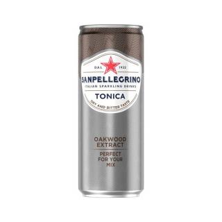 SanPellegrino Tonic 0,33L (kartón 24ks)  + zálohové obaly (3,60€)