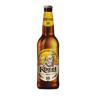 Veľkopopovický Kozel svetlé 10° 0,5L sklo (prepravka 20ks)  + zálohové obaly (5,92€)