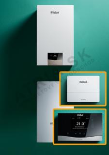 Vaillant VU 25CS/1-7 ecoTEC exclusive IoniDetect + VIH Q 75 B pod kotlom + sensoCOMFORT 720 + sensoNET VR 921