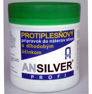 Ansilver Profi 250g x4ks protiplesňový antibakteriálny prášok do stierok (Ansilver profi 250g x4ks prášok proti plesni do omietok a farieb s obsahom aktívneho striebra)