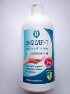 Ansilver-T antibakteriálny vodný gél 200g x12ks pre dezinfekciu rúk a pokožky (Ansilver-T antibakteriálny vodný gél 200g x12ks na dezinfekciu pokožky rúk s obsahom aktívneho striebra)