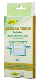 Baktérie a enzýmy pre Rozklad tukov Fat Cracker (FatBreaker) 50g Subio (Rozklad tukov FatCracker (FatBreaker) 50g baktérie a enzýmy pre rozklad tukov)