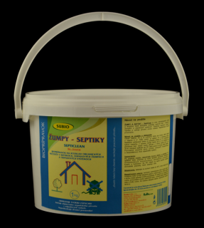 Baktérie a enzýmy pre Žumpy a Septiky Septi Clean 1kg dóza Subio (Žumpy a Septiky SeptiClean 1kg dóza baktérie a enzýmy do žúmp a septikov)