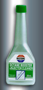 Čistič vstrekovania a zvyšovanie oktánového čísla  RESTORE OCTANE BOOSTER + INJECTOR CLEANER 250ml (Čistič vstrekovania a zvyšovanie oktanového čísla 250ml)