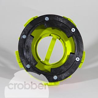 crobber CC005 Stredový uzáver držiaka padov - Kärcher (CC005 cro-connect Crobber pre Kärcher: BD 40/12, BD 40/25, BD 38/12BpPack, BD 75/65, BD 75/BR 75/BD 90/BR 90, BD 100/250 R Bp, BD 530, BD 700/750/Trike, BD 755, B 60 W Bp Dose)