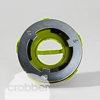 crobber CC007 Stredový uzáver držiaka padov - CLEANFIX, ECOLAB, Nilfisk, TENNANT (CC007 cro-cronnect Crobber pre CLEANFIX Duo Speed/Spray, Power Disc 165, Power Disc LS, R 44-180/R 44-120, RA 430/E/B, RA 431/E/B/B DUO/IBC, RA 433/IBC, RA 395/IBC, RA 501/E