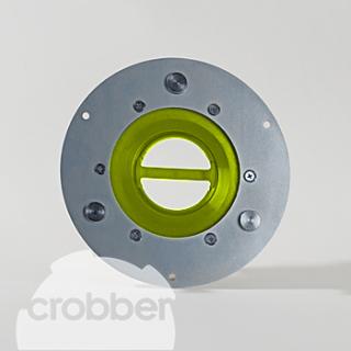 crobber CC013 Stredový uzáver držiaka padov - Comac, Ecolab, Fimap (CC013 cro-connect Crobber pre Comac Antea 50 B/BT/E, C 45, L 20 B/B Plus/B OBL Plus/E, Optima 100 B, Simpla 45 B/BT, Simpla 50 B/BT/BT XL/E/E XL, Ecolab Floormatic Mx50BT, Fimap Mx50 Bt)