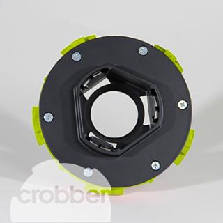 crobber CC018 Stredový uzáver kefy - Taski (CC018 cro-connect Crobber pre Taski: Taski Swingo 1650 B/BMS/R, Taski Swingo 1660, Taski Swingo 1850 B/BMS, Taski Swingo 4000, Taski Swingo XP-R.)