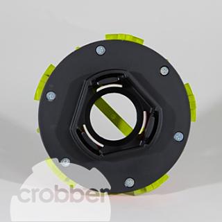 crobber CC019 Stredový uzáver držiaka padov - TASKI (CC019 cro-connect Crobber pre Taski: Taski Swingo 1650 B/BMS/R, Taski Swingo 1660, Taski Swingo 1850 B/BMS, Taski Swingo 4000, Taski Swingo XP-R)