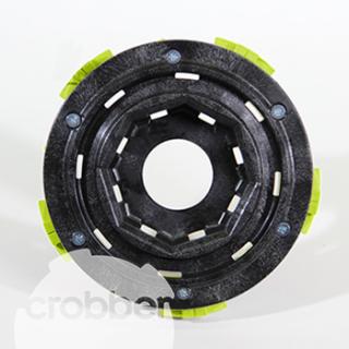 crobber CC035 Stredový uzáver kefy - Numatic (CC035 cro-connect Crobber pre Numatic: TRO650/200, TTV5565/200T, TTV678/300T/400T)
