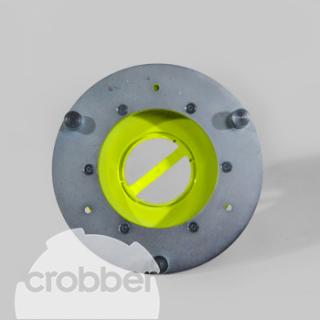 crobber CC066 Stredový uzáver držiaka padov - TENNANT (CC066 cro-connect držiaka padu Crobber pre TENNANT: T2, T3_43, T 300/43cm disk 3 LUG HUB)
