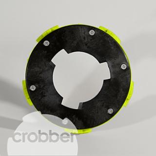 crobber CC069 Stredový uzáver kefy - NILFISK, VIPER (CC069 cro-connect Crobber pre NILFISK: FM 400 L/400 D/400 H, Spintec 443/443 H/443 DS. VIPER: LS160 /160HD, VE 13P, VE 15P, VE 17P/HDP/HSP, VE 18P, Venom-VN1715, Venom-VN2015, Venom VN20DS)