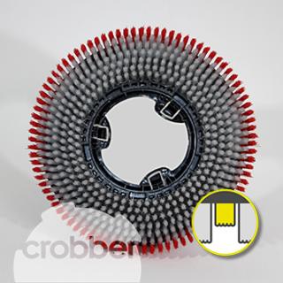 crobber M1721 disková kefa medium 17  pre HAKO B30, B45 TB43, B175R TB900 (M1721 disková stredne tvrdá kefa 17  s nadstavcom Crobber pre čistiace stroje HAKO B30, B45 TB43, B175R TB900)