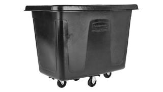 CUBE TRUCKS 300l veľkoobjemový kontajner Rubbermaid čierny (Cube Trucks 300l Rubbermaid veľkoobjemový plastový kontajner na koliečkach)