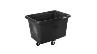 CUBE TRUCKS 400l veľkoobjemový kontajner Rubbermaid čierny (Cube Trucks 400l Rubbermaid veľkoobjemový plastový kontajner na koliečkach)