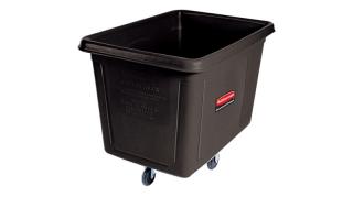 CUBE TRUCKS 600l veľkoobjemový kontajner Rubbermaid čierny (Cube Trucks 600l Rubbermaid veľkoobjemový plastový kontajner na koliečkach)