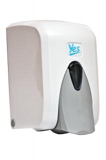 Dávkovač tekutého mydla YES 500ml s vyberateľnou nádržkou (YES dávkovač na tekuté mydlo 500ml s nádržkou PBM)