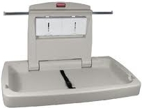 Detský prebaľovací pult závesný horizontálny Rubbermaid (Závesný prebaľovací pult Rubbermaid 7818-88 horizontálny)