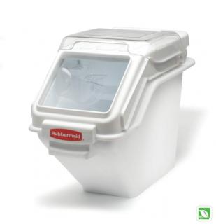 Ingredient Safety Storage BIN Maxi 47litr. W /SCOOP biela Rubbermaid (Safety Storage Bin Maxi 47litr. nádoba PROSAVE biela)
