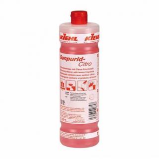 KIEHL Sanpurid-Citro 1000ml x6ks kyslý sanitárny čistiaci prostriedok citrus (Sanpurid - Citro 1l x6ks kyslý sanitárny čistiaci prostriedok KIEHL)
